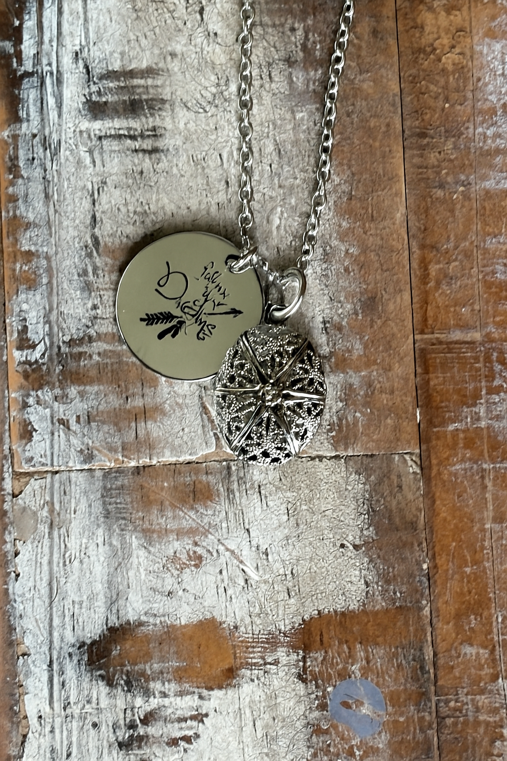 Follow Your Dreams – Silver Inspiration Charm Necklace