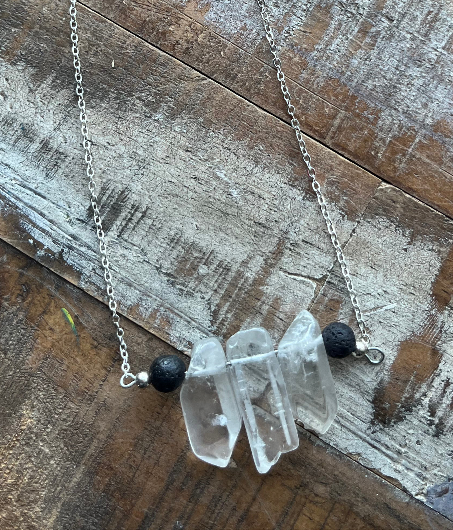 Clarity + Grounding Quartz Necklace