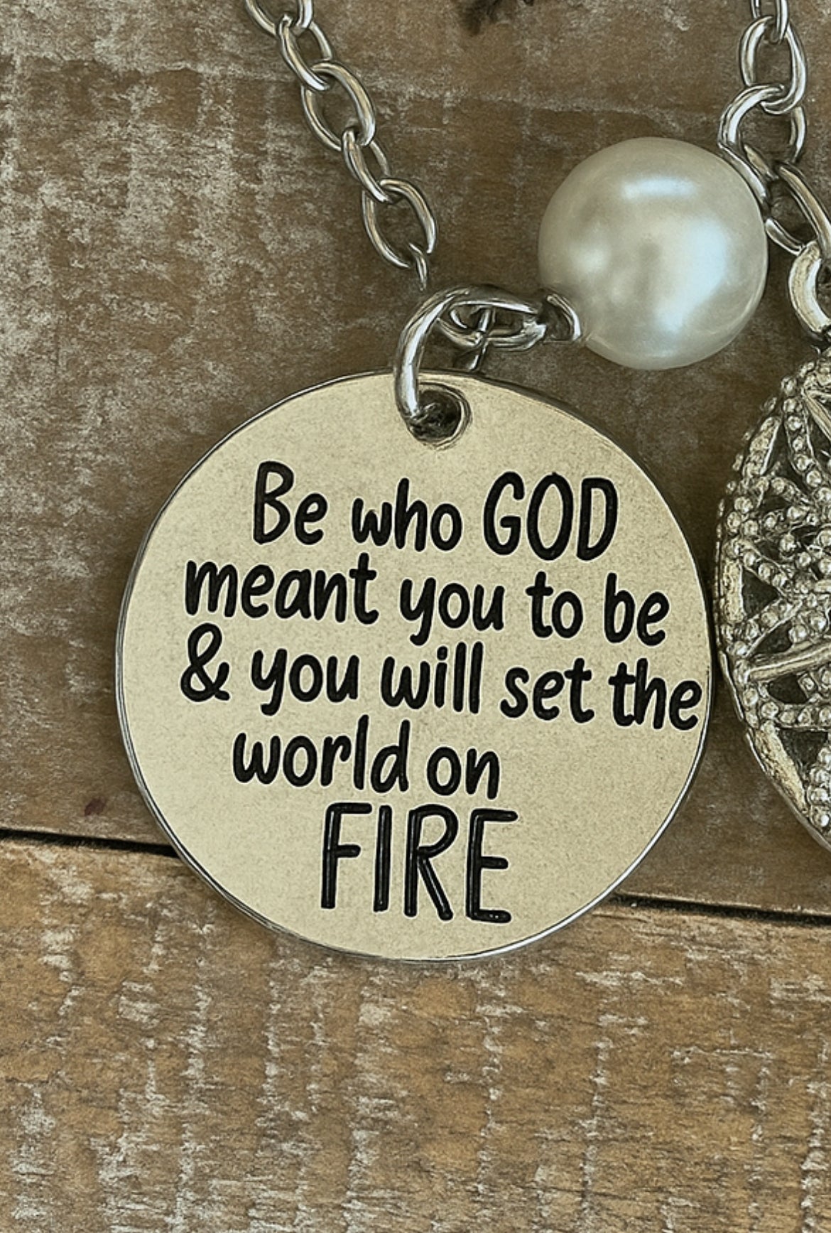 “Set the World on Fire” Diffuser Necklace