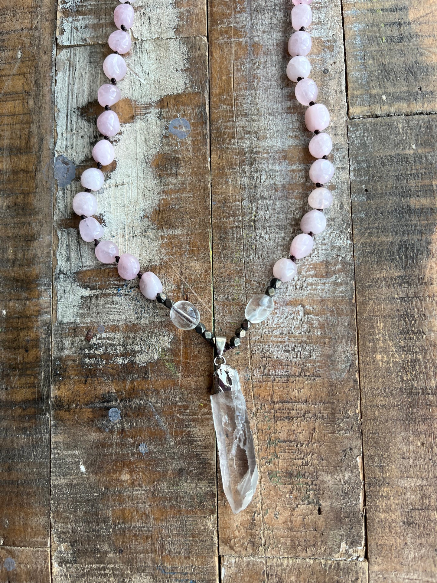 Rose Quartz Energy Necklace