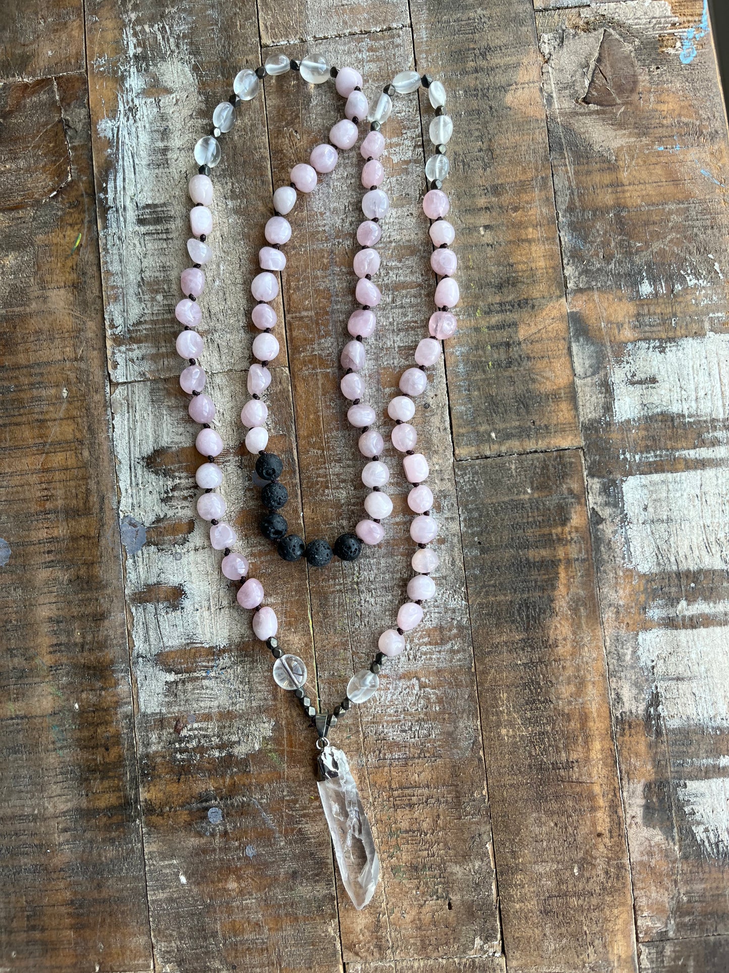 Rose Quartz Energy Necklace