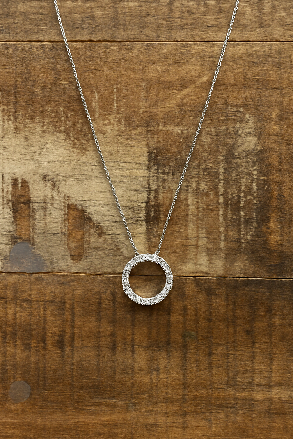 Crystal Circle Necklace