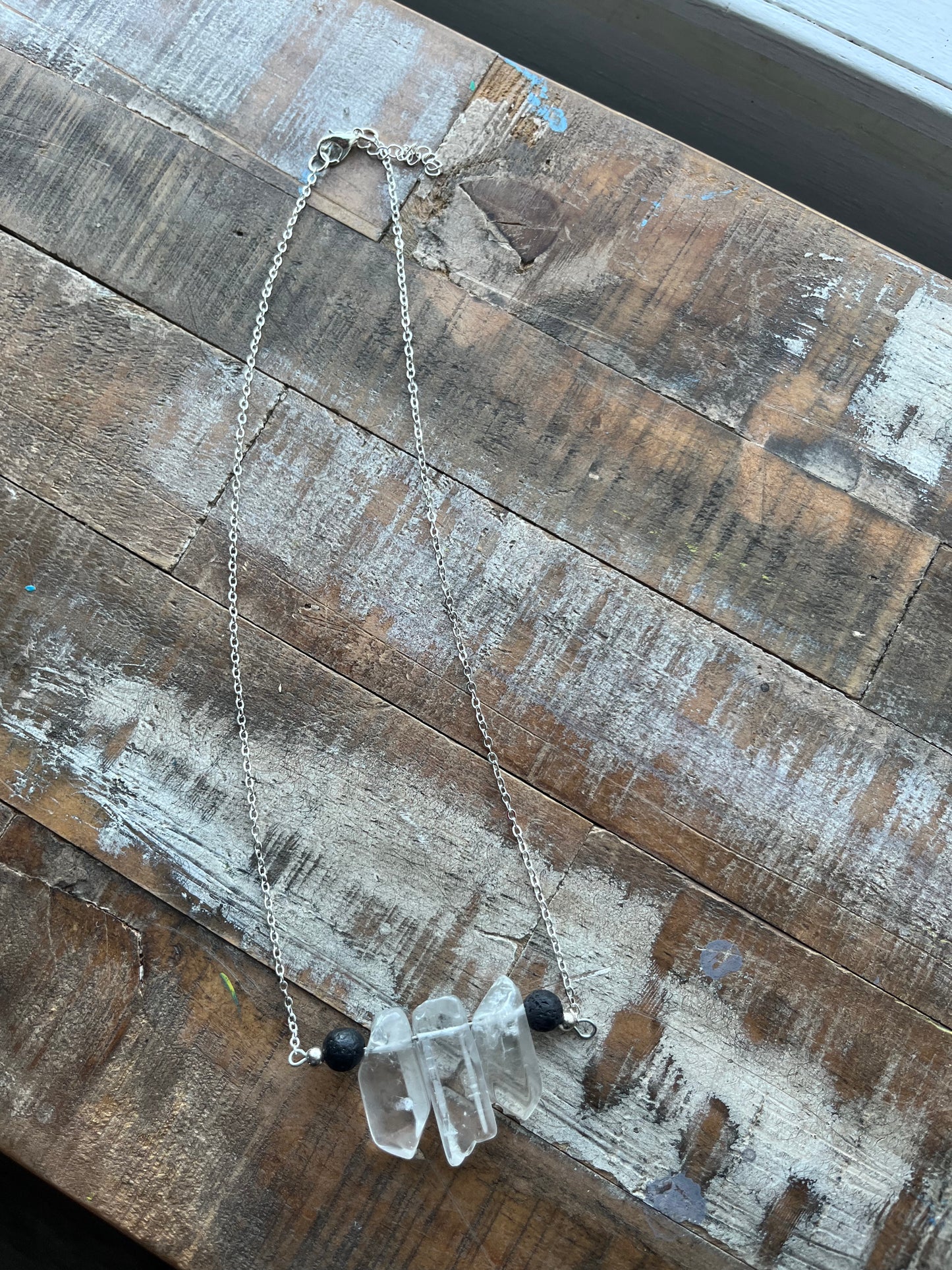 Clarity + Grounding Quartz Necklace