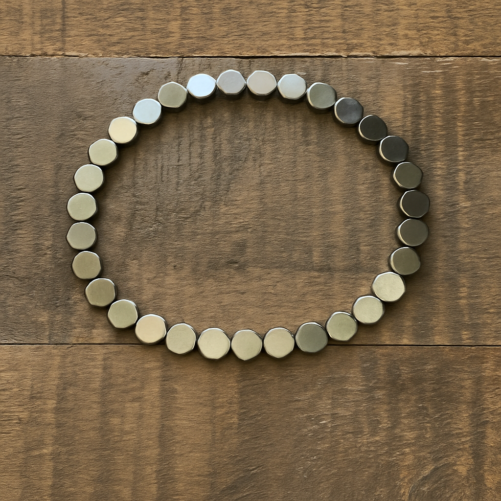 Grounded Strength – Hematite Bracele