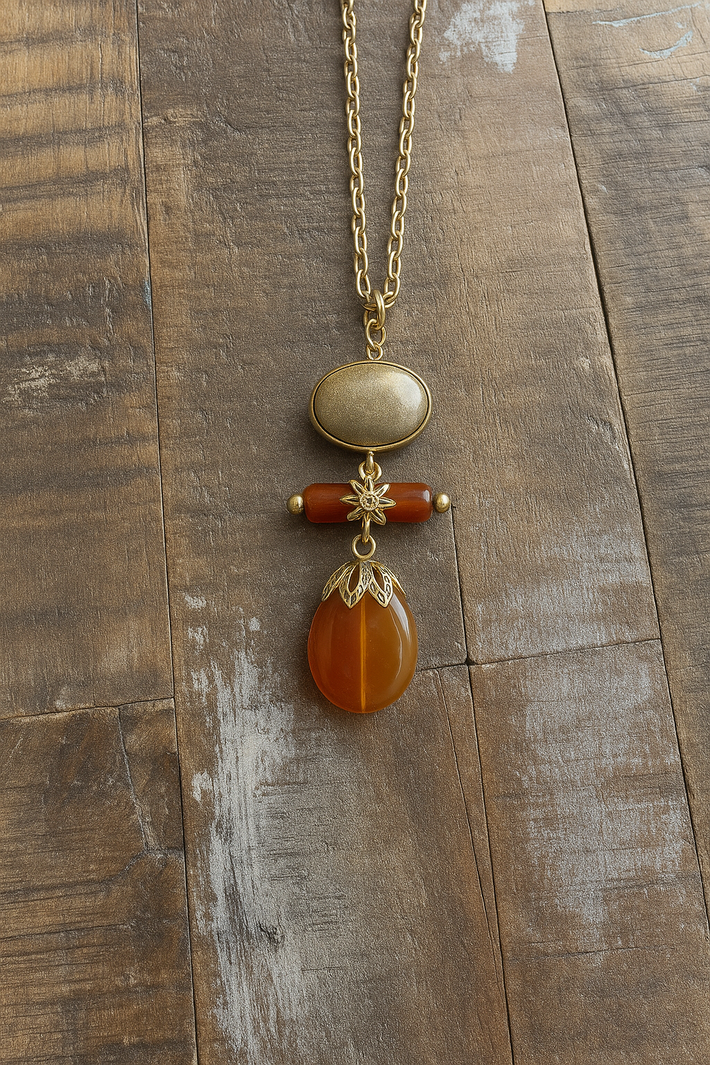 Fiery Soul Carnelian Pendant Necklace